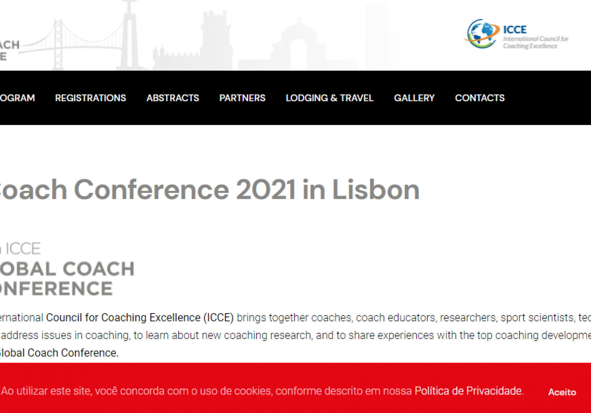 Υποψηφιότητα της Π.Ο.Π.Α. για το Παγκοσμιο Συνέδριο Προπονητών